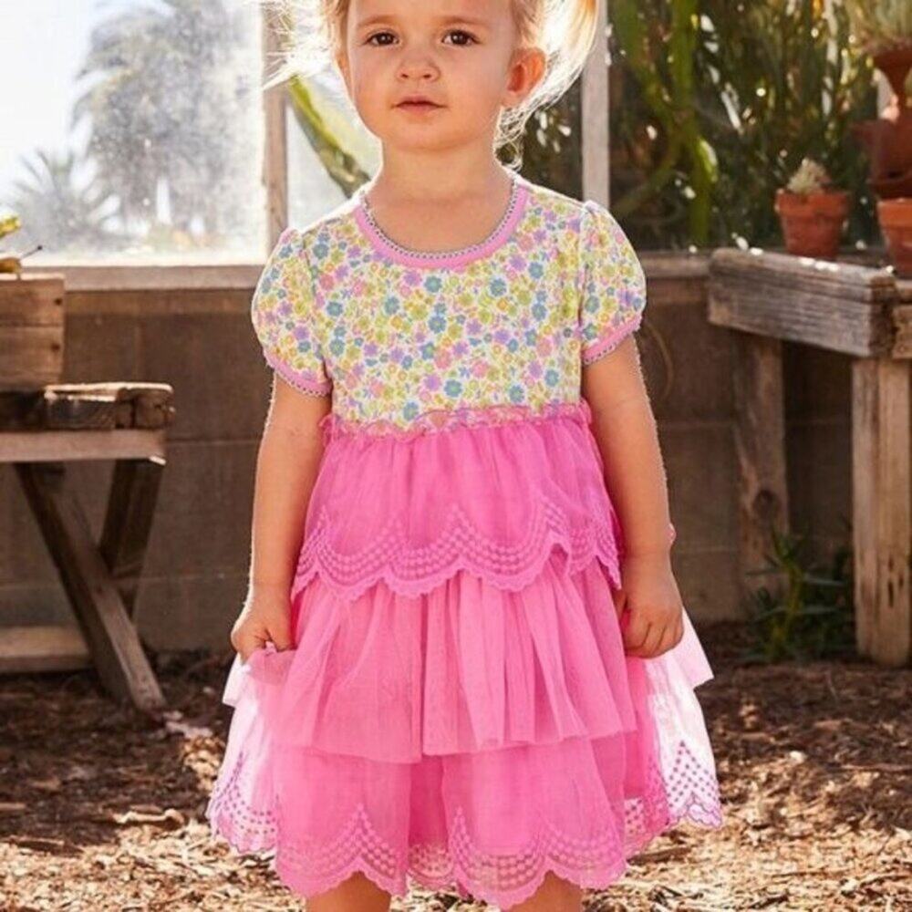Matilda Jane Dreams Come True Dress Daydream Infant Girls Size 12 - 18 months Ex